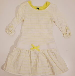 Baby Gap Adorable Yellow Striped Dress 3T